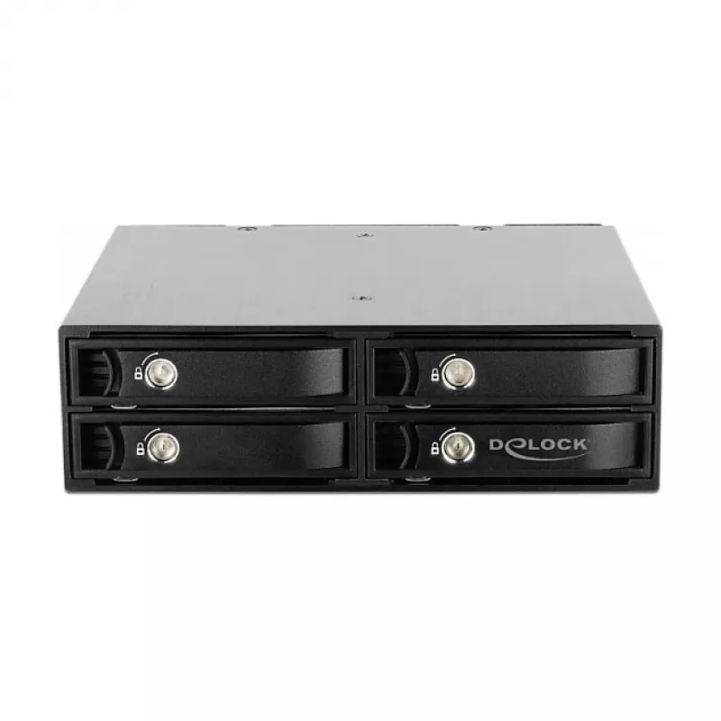 5.25? Wechselrahmen für 4 x 2.5? U.2 NVMe SSD mit abschließbaren Trays