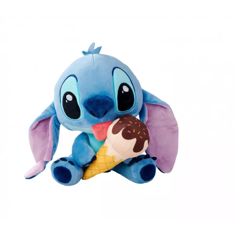 Plüschtier SIMBA Mascot Stitch Eiscreme 25 cm, Originale weiche Charakterfigur