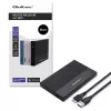 Gehäuse für 2,5-Zoll-SATA-SSD/HDD QOLTEC 52277 USB 3.0