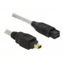 FireWire A/B-Kabel DeLOCK 82588 1,0 m Grau