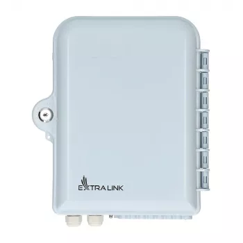 Glasfaser-Abschlussbox Extralink Emma 16-adrig weiß