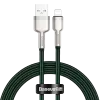 USB-A auf Lightning Kabel Baseus 1 m, grün