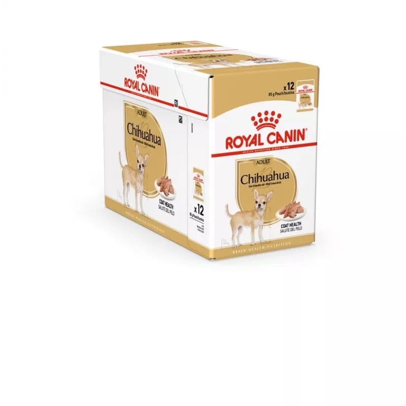 Nassfutter für Hunde Royal Canin Chihuahua Adult Beutel 85 g — Geflügel, für ausgewachsene Chihuahuas 1–1,9 kg