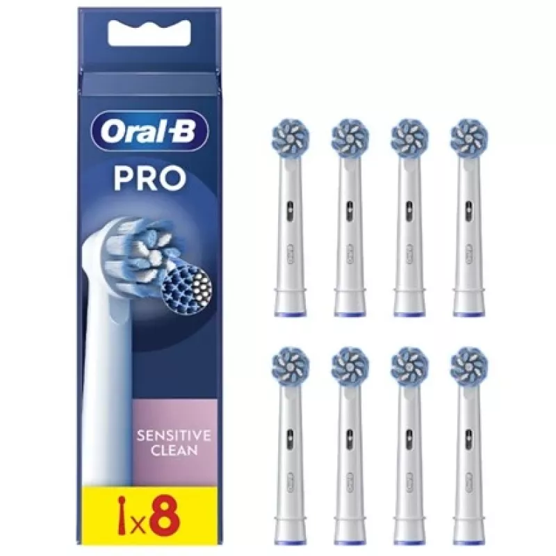 Ersatz-Zahnbürstenköpfe Oral-B EB60-8 — Sensitive Ultra Thin, 8er-Pack