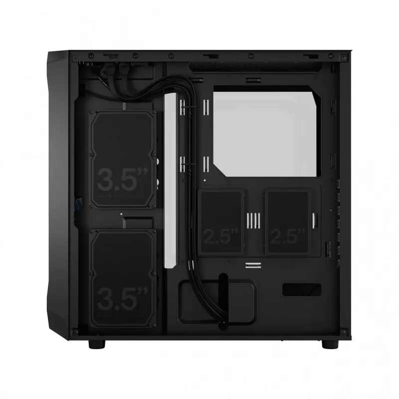 Fractal Design Focus 2 RGB Tempered Glass Mid Tower ATX PC-Gehäuse - Schwarz