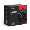 All-in-one-Flüssigkeitskühler SAVIO BLADE SET 120 mm Lüfter 1800 U/min 32 Sone Schwarz
