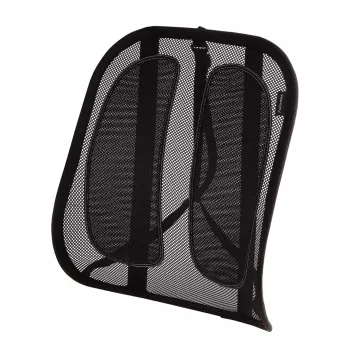 Fellowes Rückenstütze für Bürostuhl - Office Suites Mesh-Rückenstütze mit Mesh-Gewebe - H51,28 x B43,97 x T14,13 cm