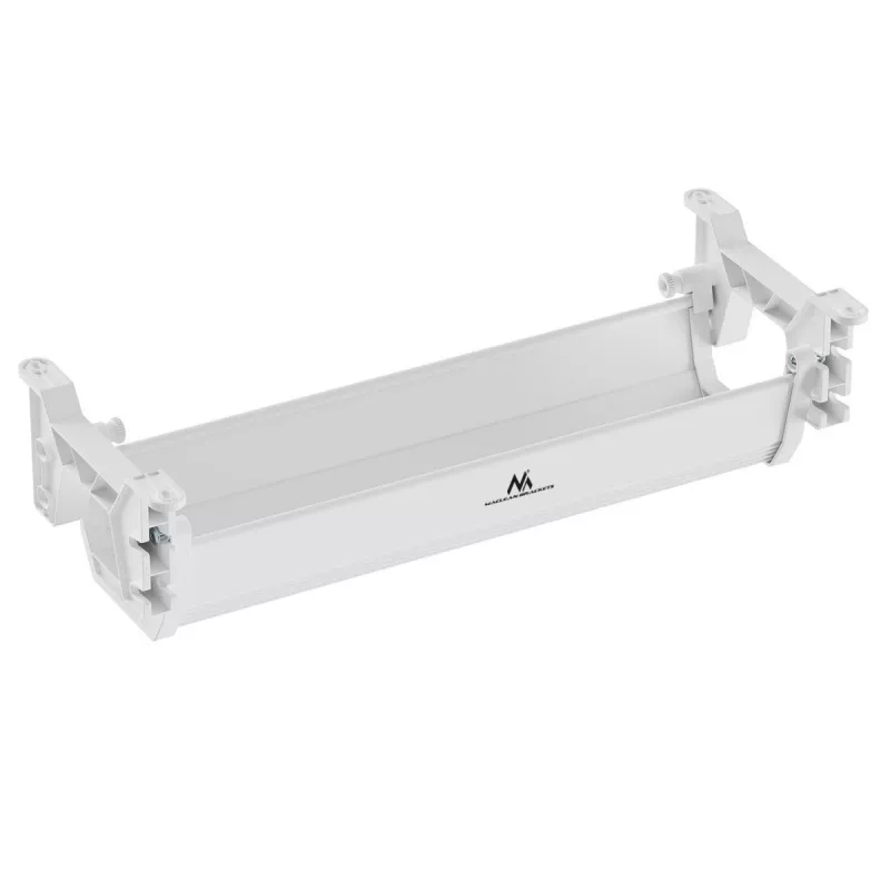 Maclean Kabel-/Steckdosenleisten-Organizer unter dem Schreibtisch, max. Belastung 5 kg, weiß, MC-106 W