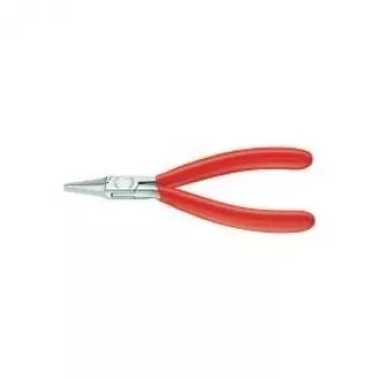 Knipex Elektronikzange Gesamtlänge 115 mm flache breite Backen Form 1 Kugelkopfabdeckung