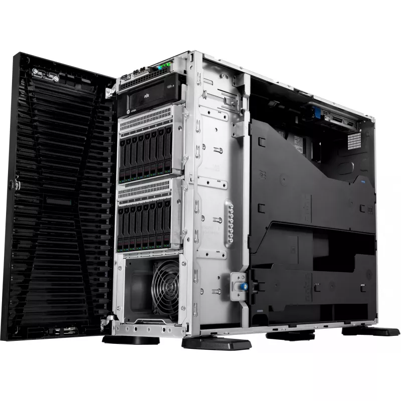 HPE ProLiant ML110 Gen11 4510 12-Core 1P 64GB-R MR408i-O 8SFF 2x480GB SSD 2x1000W RPS EU Server