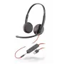 HP Poly Poly Schwarzwire C3225 USB - 3200 Series - Headset - On-Ear - Kabelgebunden - USB, 3,5 mm Klinke - Geräuschisolierung (209747-101)