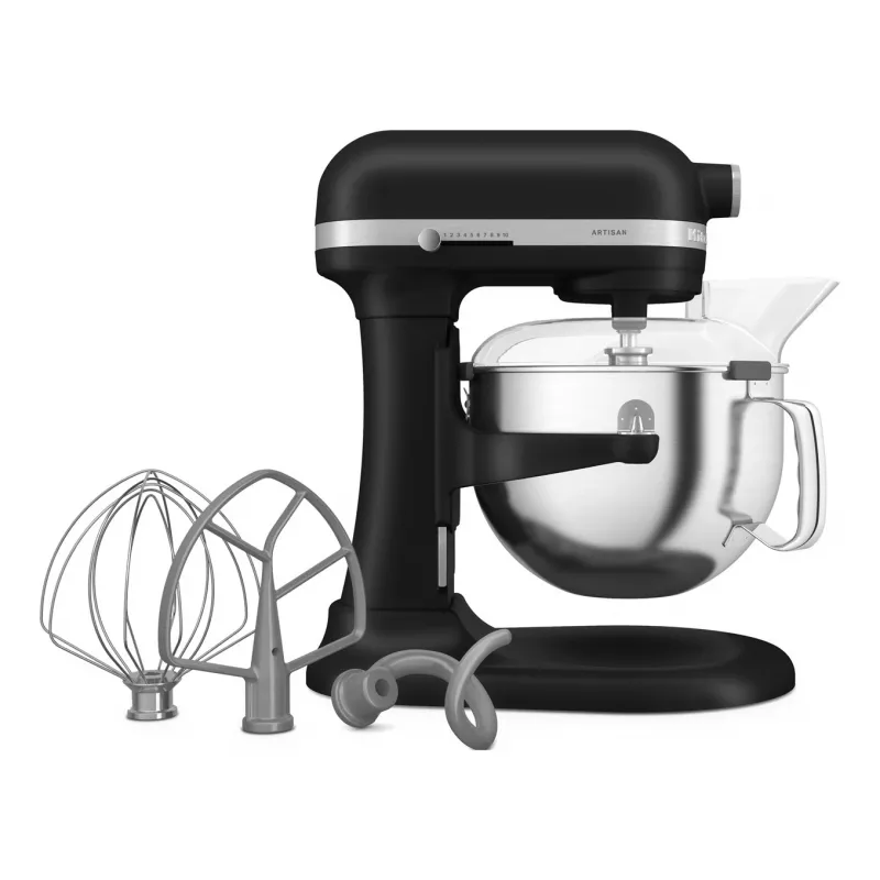 KitchenAid 5KSM60SPXEBM Standmixer 375 W Schwarz, Grau, Edelstahl