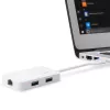 Edimax EU-4308 Laptop-Dock/Port-Replikator USB 3.2 Gen 1 (3.1 Gen 1) Typ-C Weiß