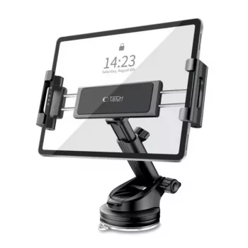 Auto-Halterung Tech-Protect V4 universelle Windschutzscheiben- und Armaturenbrett-Tablet-Halterung, schwarz