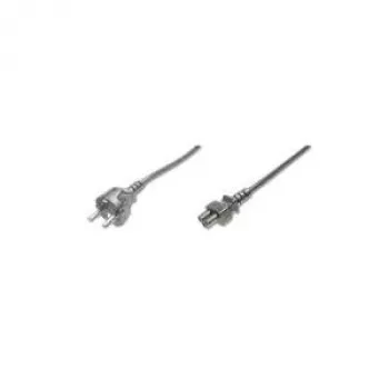 Digitus - Stromkabel (250 VAC) - IEC 320 EN 60320 C7 - CEE 7/16 (M) - 2,0 m - Schwarz (AK 524 2M)