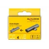 DeLOCK 64186 Kabel-Adapter USB Typ-C auf USB Typ-C + 3,5 mm Grau