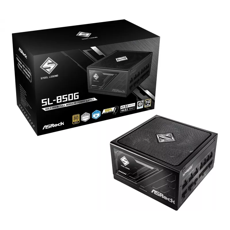 ASRock SL-850G Steel Legend Netzteil 850 W 20+4 Pin ATX ATX B
