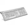 Tastatur Logickeyboard LKB-LPRNTBW-AJPU-DE Office USB QWERTZ Deutsch Mehrfarbig