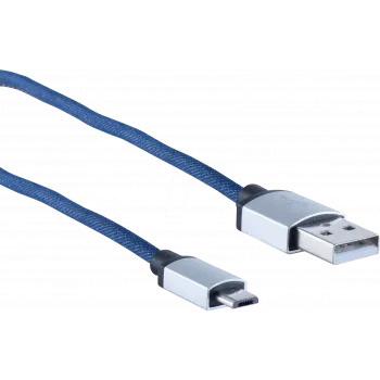 USB-Kabel ShiverPeaks BS14-50029 2m USB A Micro-USB B Blau