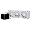 Lian Li O11D EVO RGB + TRYX PANORAMA SE ARGB Komplette Flüssigkeitskühlung - Weiß, 360 mm