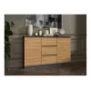 2D3S Kommode 120x30x75 cm, Anthrazit/artisan