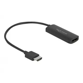 Adapter HDMI-A Stecker auf DisplayPort Buchse 4K 60 Hz DeLOCK 63206