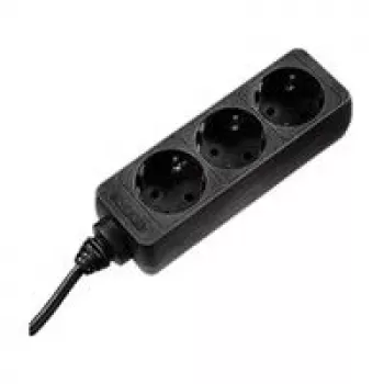 Hama 0003039 Überspannungsschutz Schwarz 3 AC-Ausgänge 230 V 1,4 m