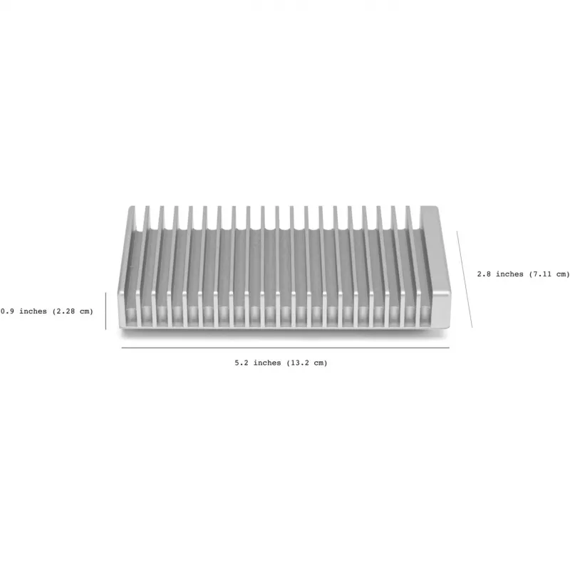 Other World Computing OWC Express 1M2 - SSD - 1 TB - extern (tragbar) - USB4 (USB-C-Anschluss) - Silber (OWCUS4EXP1MT01)