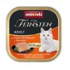 ANIMONDA Vom Feinsten Adult Huhn, Rind und Karotten - Nassfutter für Katzen - 100g