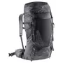 Rucksack DEUTER Futura Air Trek 50 L – Toplader, 50 L Volumen, erweiterbar auf 60 L, Unisex, Schwarz