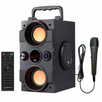 Tragbarer Lautsprecher Manta SPK817 Fortino, Schwarz