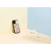 Schutzhülle iKins für Apple iPhone 12 mini — pinkes Marmormuster, schlank Fit
