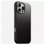 Handyhülle Nomad NM01693185 für Apple iPhone 16 Pro Max, Leder/TPU/PC, schwarz, passend für 17,5 cm (6,9 Zoll) Bildschirm