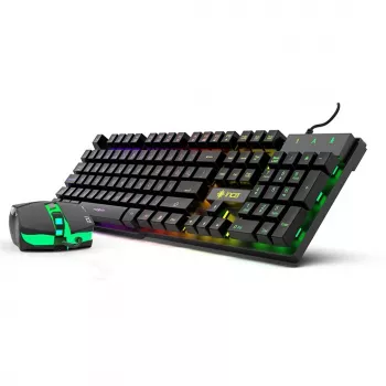 Cian Technology GmbH Cian INCA RAINBOW EFFECT MECHANICAL FEEL GAMING Tastatur & Maus SET