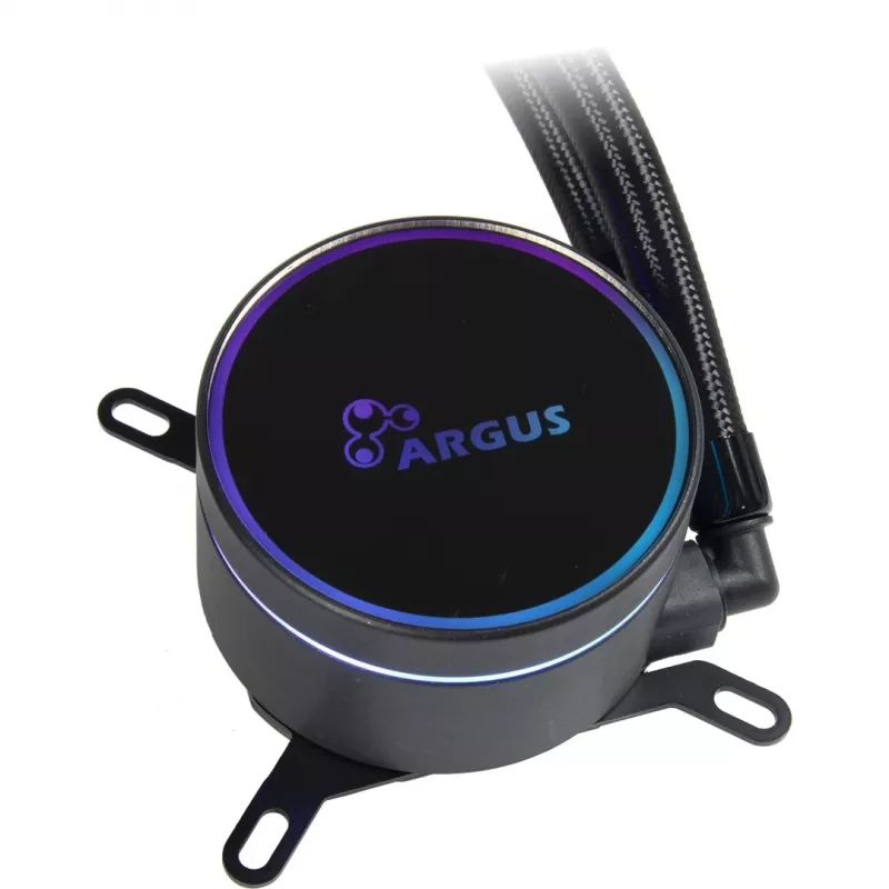 All-in-One-Flüssigkeitskühler Inter-Tech LC-120 RGB 12 cm Schwarz