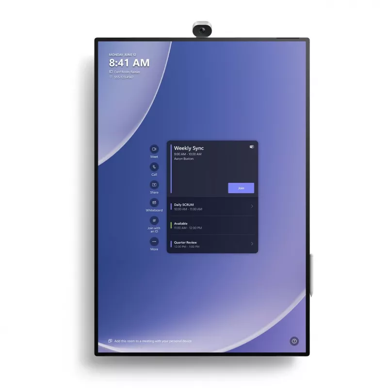 Interaktives Whiteboard Microsoft Surface Hub 3 85 Zoll 32 GB RAM Windows 11 IoT Enterprise