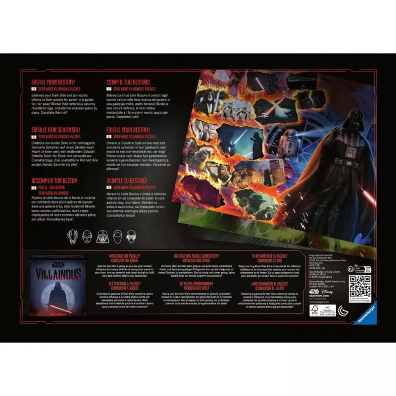 Puzzle Star Wars Villainous: Kylo Ren (1000 Teile)