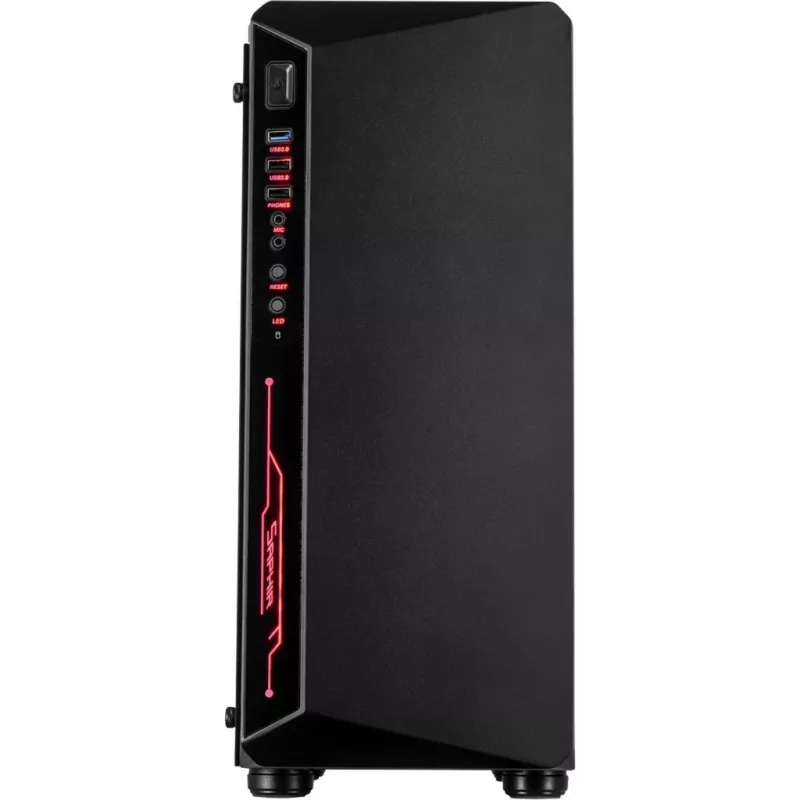 C-3 Saphir, Tower-Gehäuse schwarz, gehärtetes Glas
