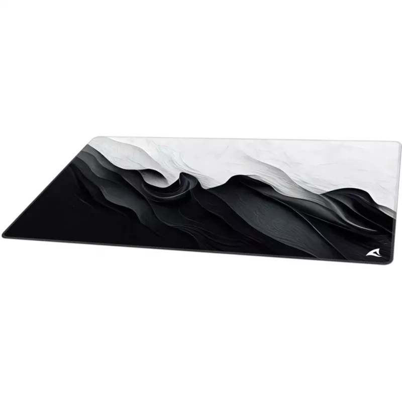 Gaming-Mauspad Sharkoon SKILLER SGP40 D12, orientalisches Kirschblüten-Design, schwarz/weiß, 1000 x 500 mm