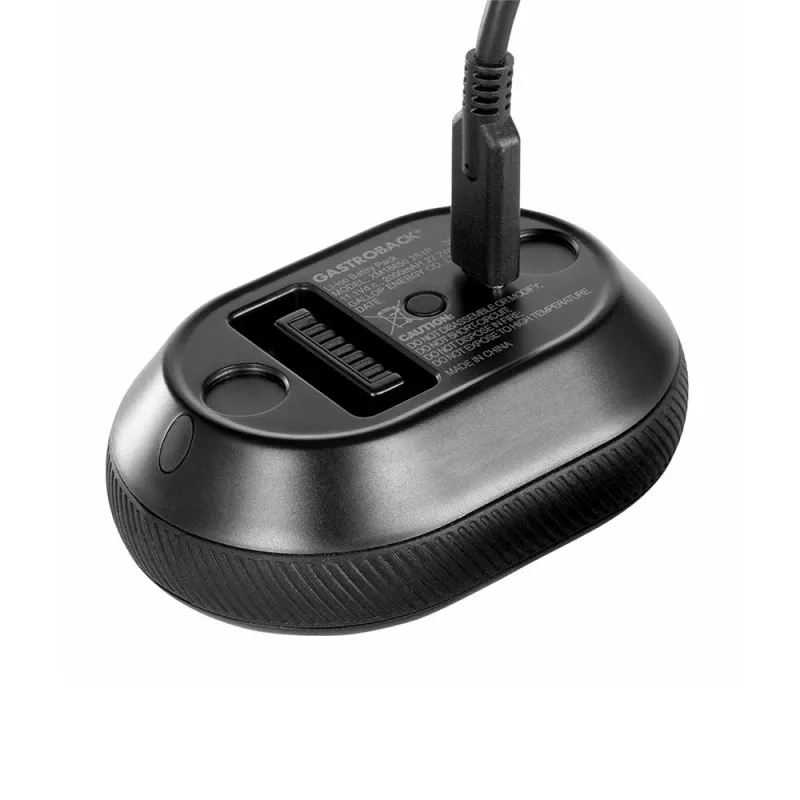 Stabmixer GASTROBACK Cordless Design 5-in-1 — 180 W, 0,5-L-Schüssel, batteriebetrieben, Edelstahlklingen