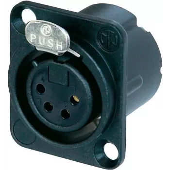 Neutrik NC4FD-LX-B Verbindungszubehör Schwarz