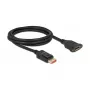 DisplayPort-Verlängerungskabel für Paneleinbau DeLOCK 8K 60 Hz 2 m