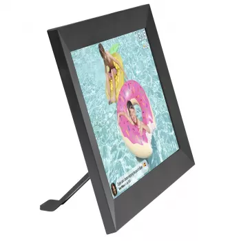 Denver PFF-1024BMK2 digitaler Bilderrahmen Schwarz 25,6 cm (10,1 inch) Touchscreen Wi-Fi
