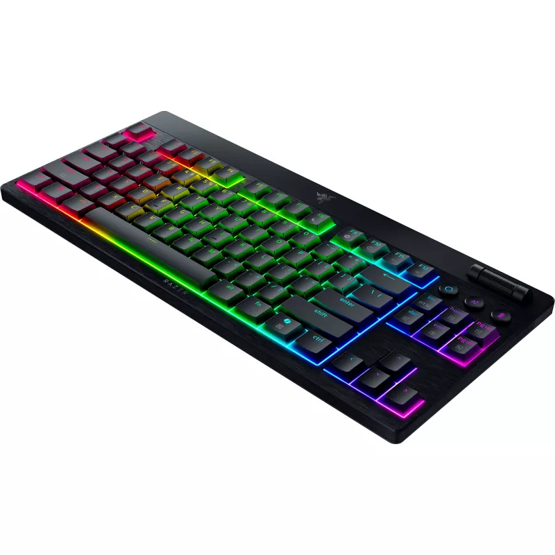 SchwarzWidow V4 Low-Profile TKL HyperSpeed, Gaming-Tastatur Schwarz, DE-Layout, Razer Low-Profile Orange