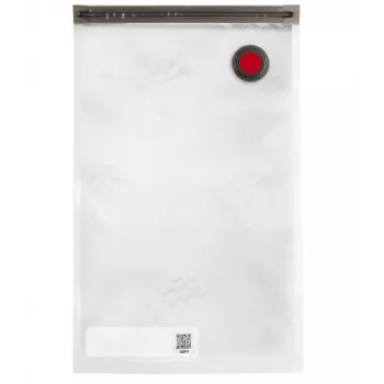 Vakuumierbox ZWILLING 36807-007-0, rechteckiger Kunststoff-Lebensmittelbehälter, 1,1 l & 2,3 l, luftdicht verschließbarer Deckel, abnehmbar, durchscheinend weiß