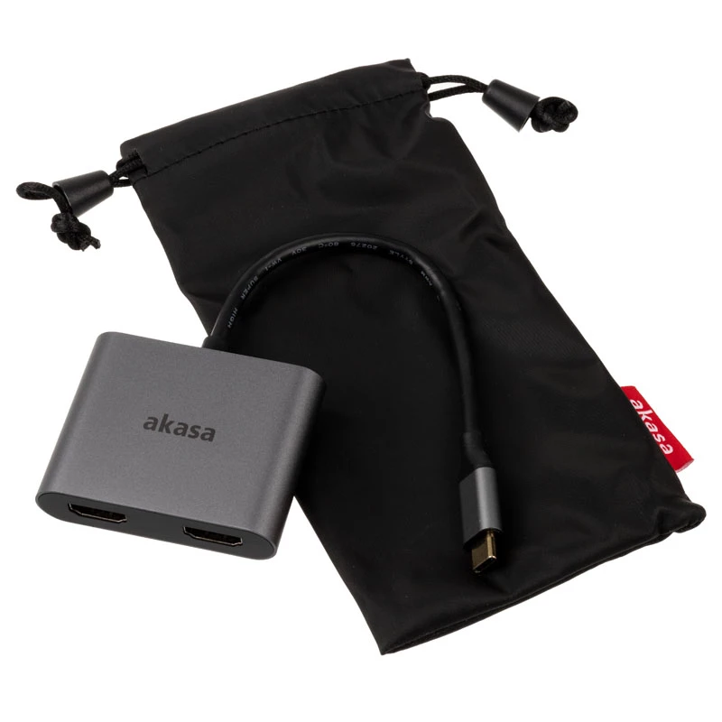 USB-Grafikadapter Akasa AK-CBCA26-18BK
