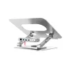 Laptopständer Unitek D1109B01 — verstellbarer Aluminiumständer mit abnehmbarem USB‑C HDMI 4K PD 100W, 2x USB‑A, RJ‑45, für bis zu 17 Zoll