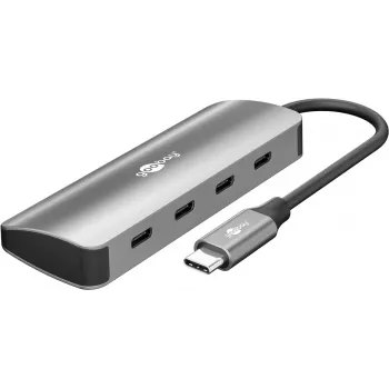 Goobay Slim 4-Port USB-Hub USB-C auf 10 Gbit/s - -Plug> 4x (76565)