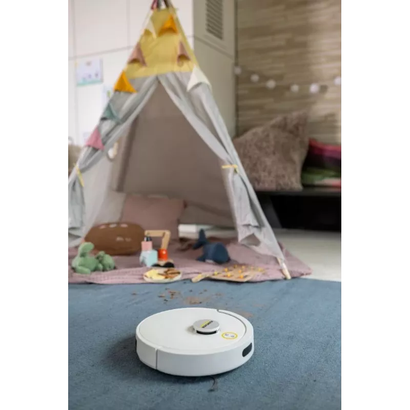 KÄRCHER RVC 3 Comfort weißer Bodenreinigungsroboter mit Ladestation