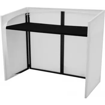 DJ-Ständer Omnitronic Mobile DJ Stand Mobiler DJ-Tisch Steel — tragbarer DJ-Tisch aus Stahl